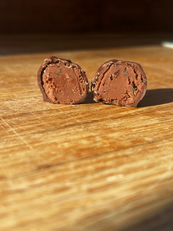 The cross section of a perfect Valentine’s Day treat Zoe Psomas/The Scribe