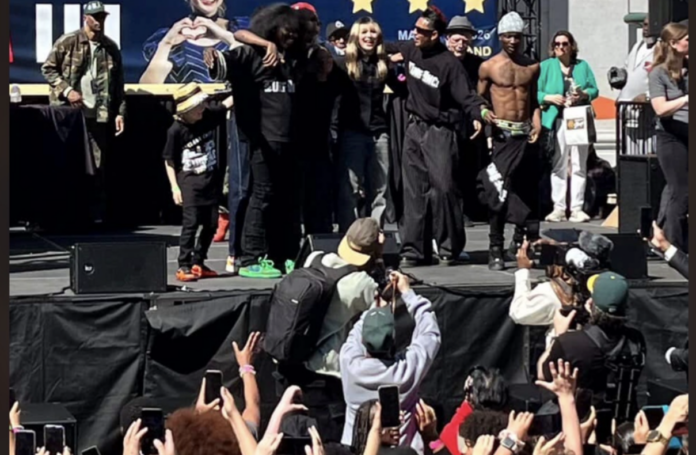 Alysa Liu at her homecoming celebration. Photo by Nikko Christidis.