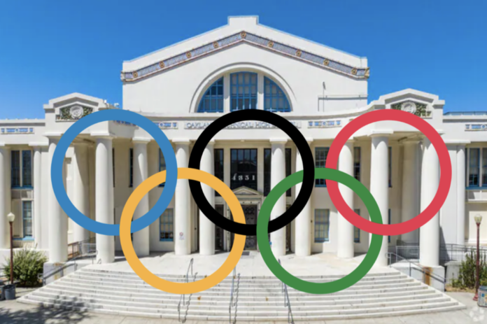 The official Oakland Tech Olympics symbol